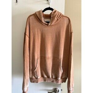 BDG Urban Outfitters Pullover Hoodie Sweatshirt Brown Distressed Size XL